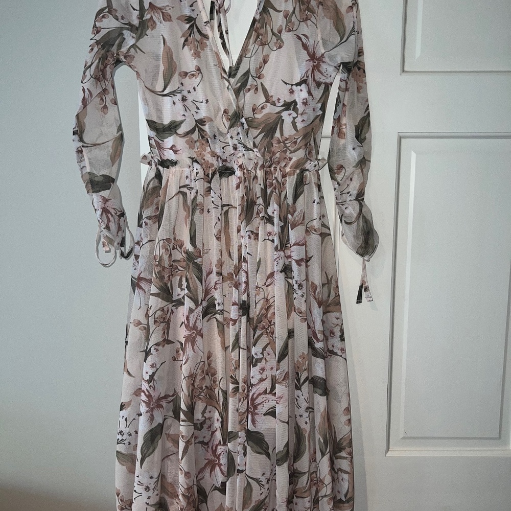 Floral midi dress